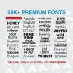 59k Premium Fonts Pack