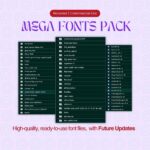 Mega Fonts Pack