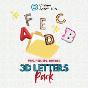 3D Letters Pack